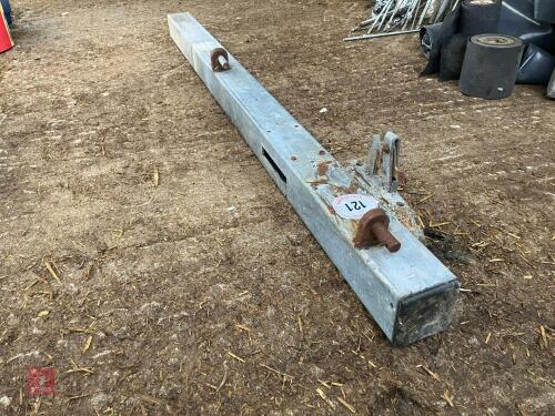 6' GALVANISED HANGING/LATCHING POST (121