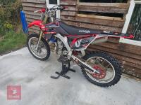 2010 HONDA CRF 250 BIKE