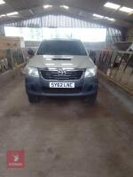 2012 TOYOTA HILUX 4WD PICK UP (S/R)