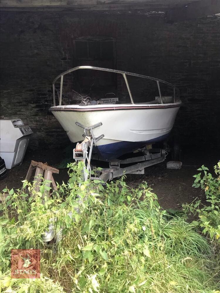 16' BOAT C/W TRAILER (S/R)