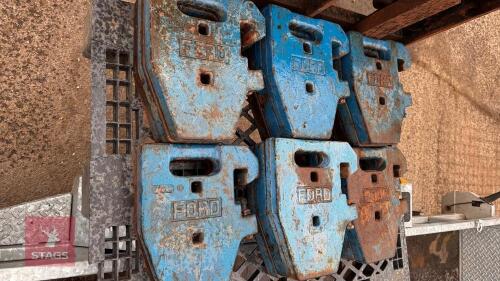 16 FORD FRONT TRACTOR WEIGHTS