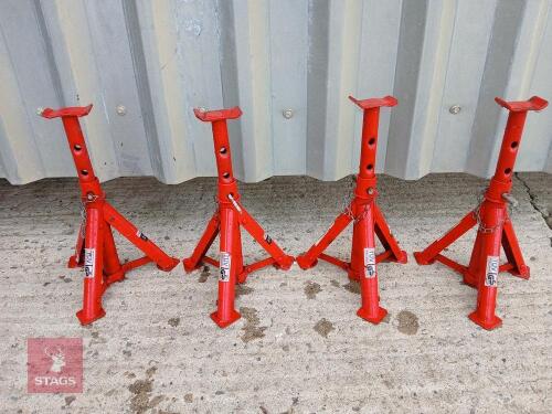 SET OF 4 AXLE STANDS
