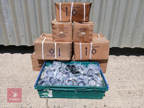 QUANTITY OF NEW 60MM PIPE CLAMPS