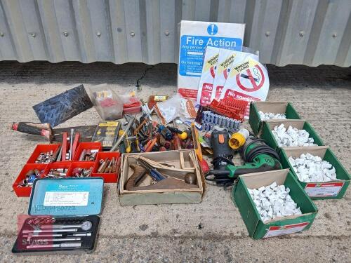 LARGE QUANTITY OF TOOLS AND EQUIPMENT