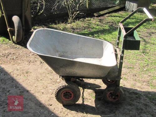 GARDEN TROLLEY WITH TIPPING BUCKET