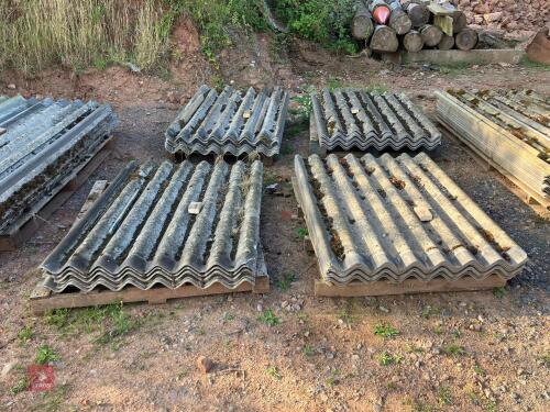44 FIBRE CEMENT ROOF SHEETS (2)