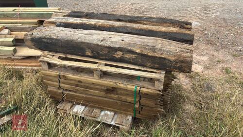OAK BEAMS & TANALISED PEGS (3)