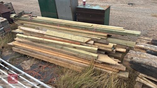 QTY OF TIMBER (IN TWO BUNDLES) (2)