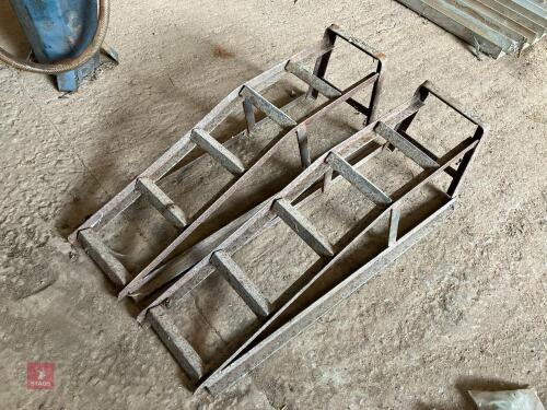 PAIR OF WORKSHOP RAMPS