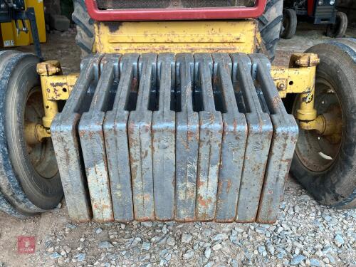 10 X MF 45KG FRONT WEIGHTS