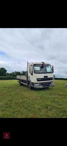 DAF LF45 7.5T 16'6 FLATBED LORRY