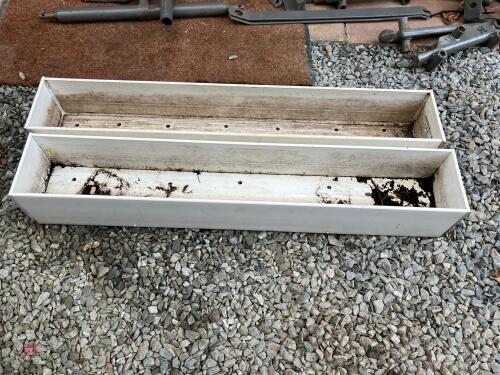 2 X 46'' X 8'' X 7'' COMPOSITE PLANTERS