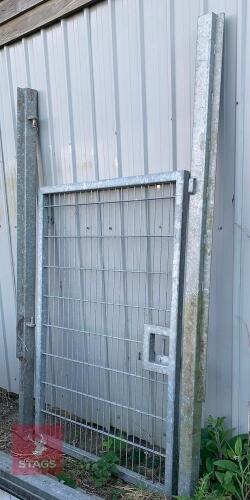 HEAVY DUTY GALVANISED GATE WITH POSTS