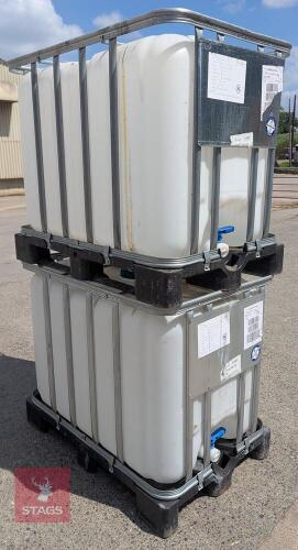2 WERIT 600 LITRE IBC