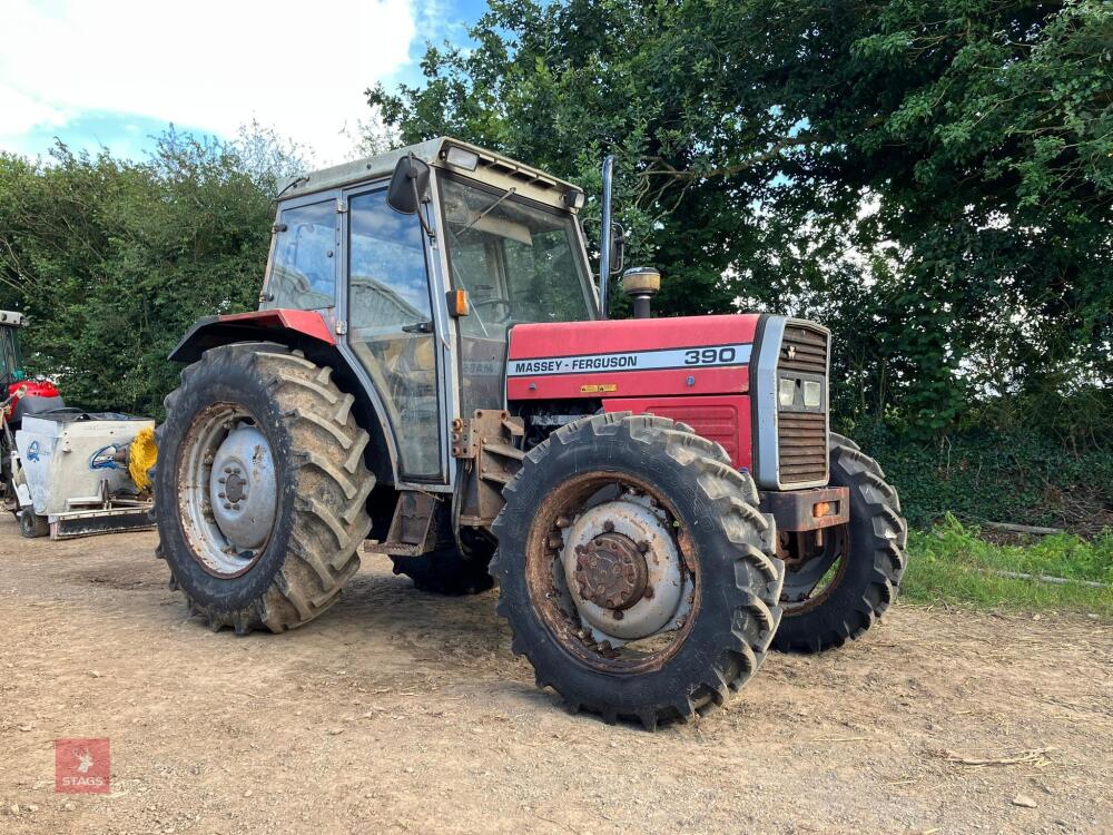 1990 MASSEY FERGUSON 390 4WD TRACTOR