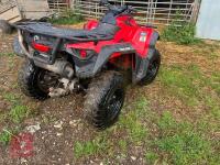 2017 CAN AM COMMANDER 4WD QUAD BIKE - 4