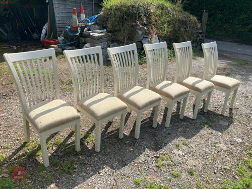 6 DINING CHAIRS