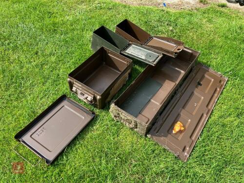 4 AMMO BOXES