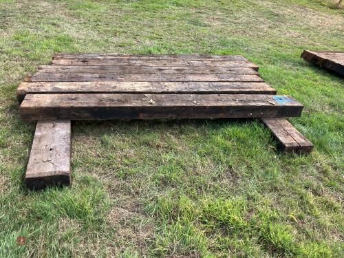 8 RAILWAY SLEEPERS (F)