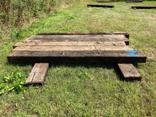 8 RAILWAY SLEEPERS (I)