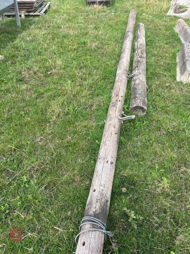 2 TELEGRAPH POLES