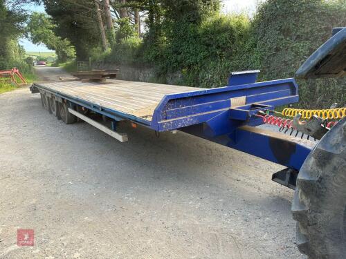 35' BEAVERTAIL LOW LOADER TRAILER