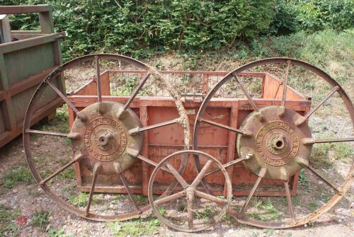 PAIR OF NICHOLSON & SON LTD WHEELS