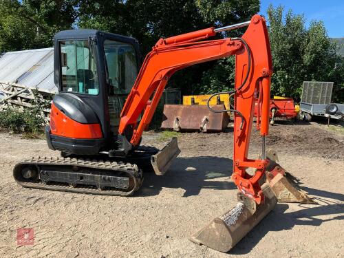 2011 KUBOTA U25-3EU 2.5T EXCAVATOR