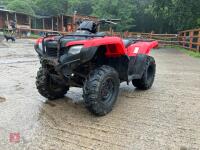 2014 HONDA FOURTRAX 420CC 4WD ATV