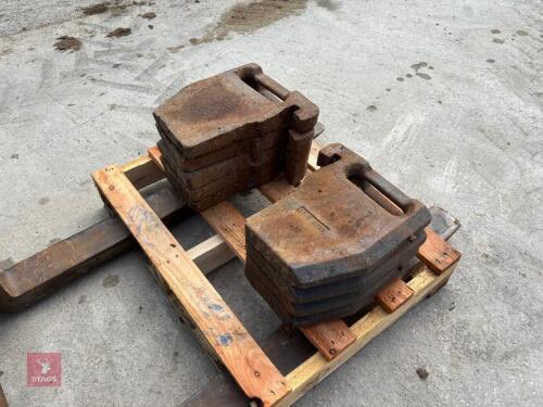 9 ZETOR TRACTOR WEIGHTS