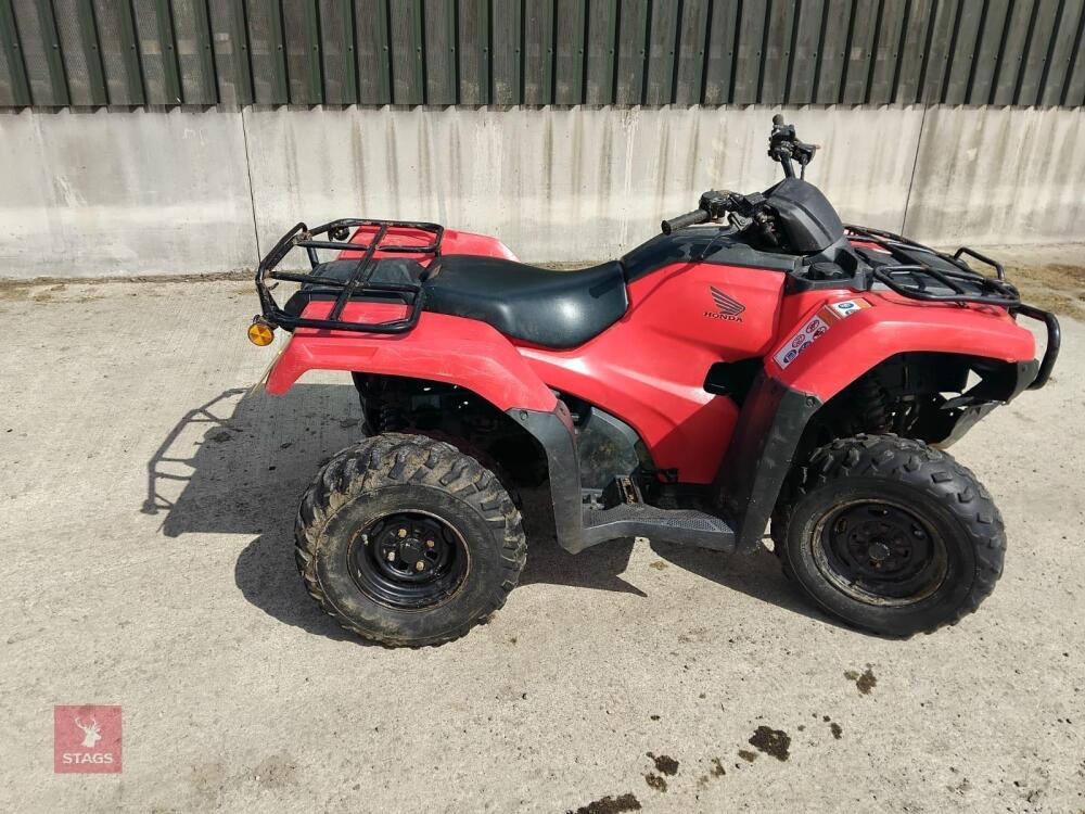 2014 HONDA TRX 420 FA5 DCT ATV