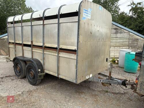IFOR WILLIAMS 12' LIVESTOCK TRAILER
