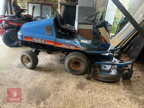 ISEKI SF 230 RIDE ON MOWER (S/R)