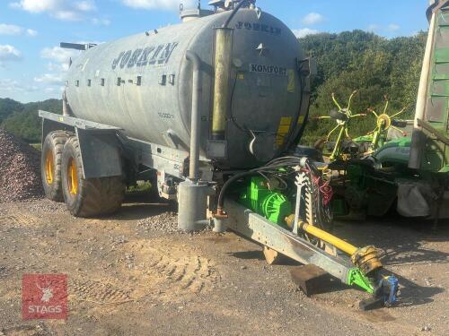 2012 JOSKIN 3500 GALLON TANKER