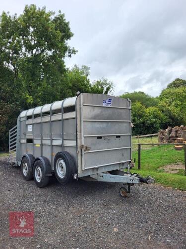 2016 12' LIVESTOCK TRAILER
