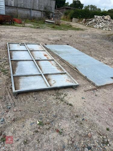 2 X 12' SHEETED GATES