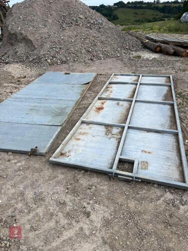 2 X 12' SHEETED GATES