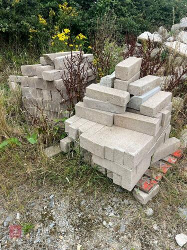 2 PALLETS OF CONCRETE DOLLY BLOCKS