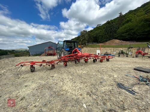 KUHN 8501 8 ROTOR TEDDER