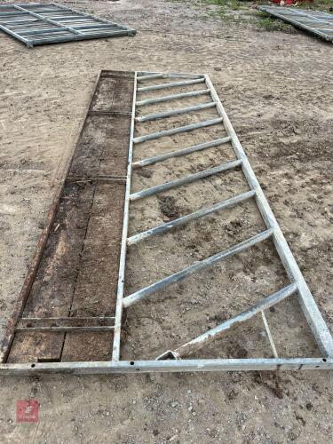 12' 6'' GALVANISED FEED BARRIER
