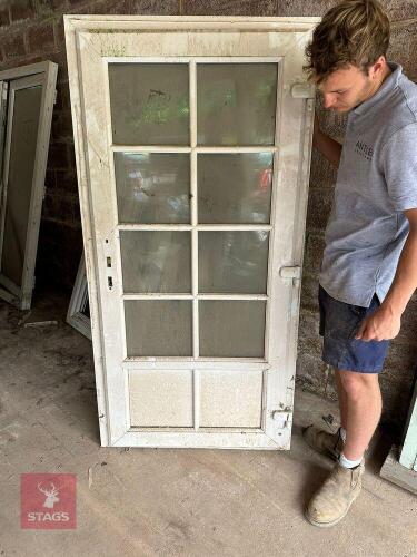 UPVC DOOR WITH GLASS