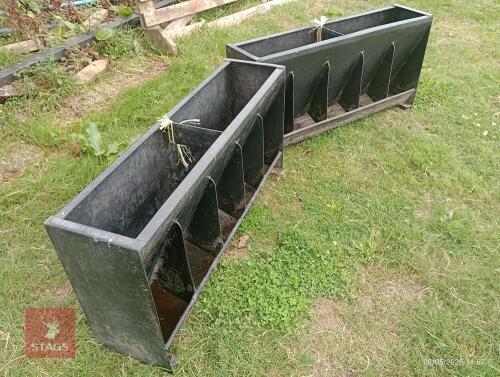 PLASTIC CATTLE FEEDERS