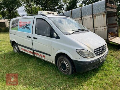 2009 MERCEDES VITO FRIDGE VAN (S/R)