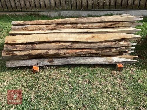 50 X 6' CHESTNUT STAKES (O)