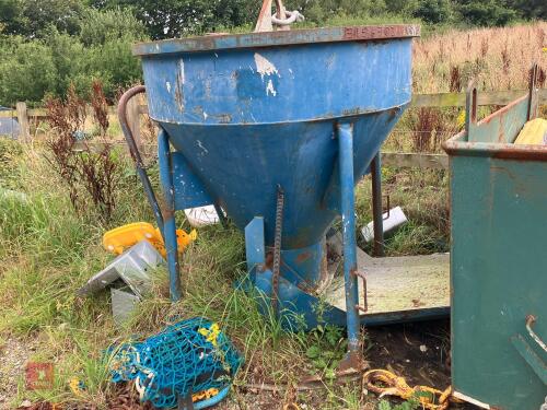 CRANE CONCRETE SKIP/HOPPER