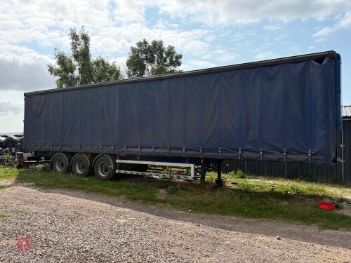 M&G TRIPLE AXLE CURTAIN SIDE TRAILER