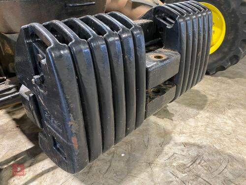 CASE WEIGHTS 12 X 45KG & CENTRE WEIGHT