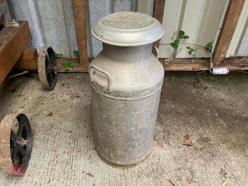 AMBROSIA LTD ALUMINIUM MILK CHURN