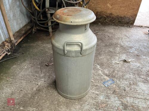 ALUMINIUM MILK CHURN