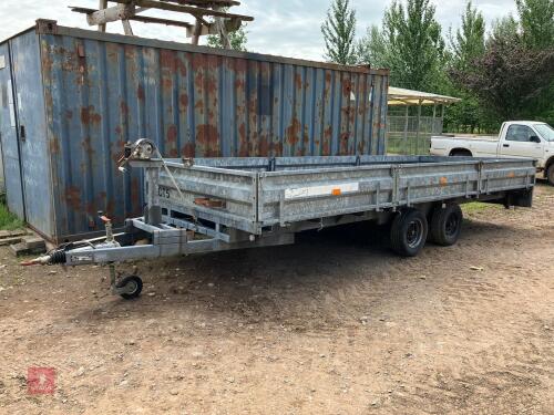 INDESPENSION 18' FLAT BED TRAILER